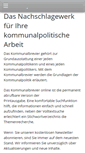 Mobile Screenshot of kommunalbrevier.de