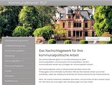 Tablet Screenshot of kommunalbrevier.de